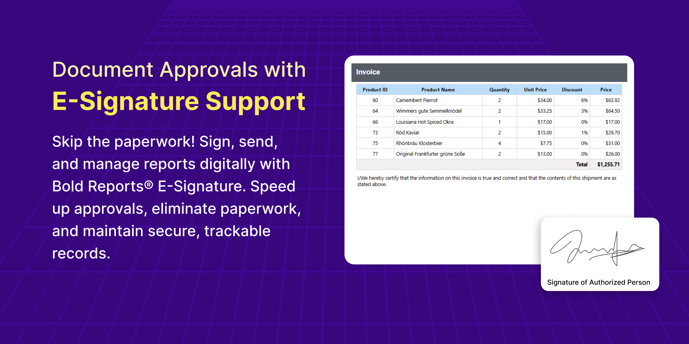screenshot of Bold Reports